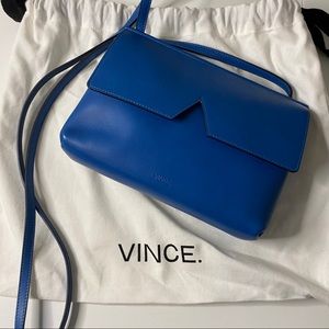 VINCE BLUE CROSSBODY BAG